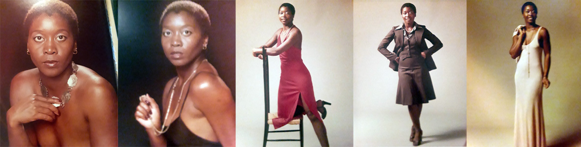 Montage of Arlinda modeling